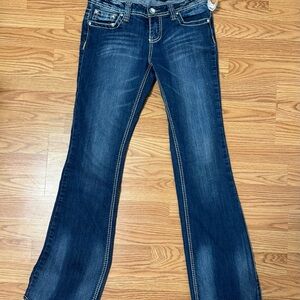 Soundgirl Dark Blue Flare Jeans